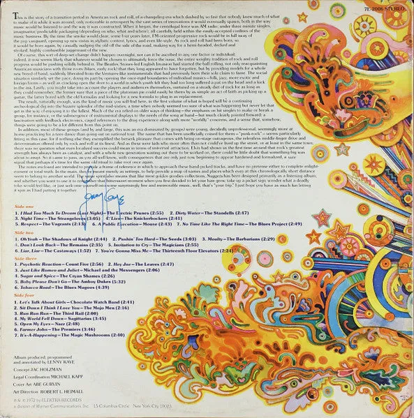 Various Nuggets Artyfacts 2xLP compilation mono VG+