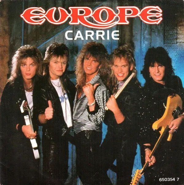Europe Carrie vinile 7" singolo 45 giri 1987 Holland