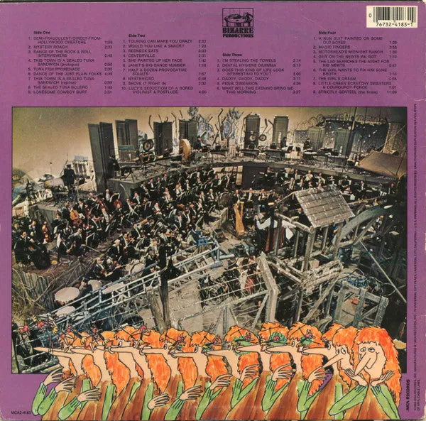Frank Zappa 200 Motels doppio LP avantgarde 1986