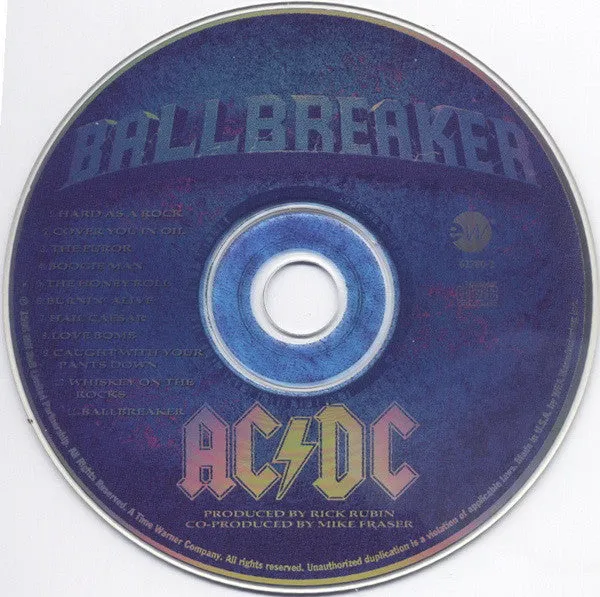 AC/DC Ballbreaker CD usato hard rock