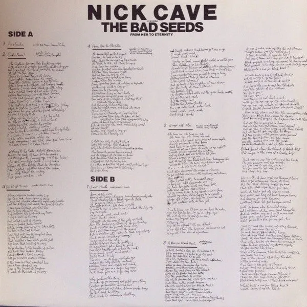 Nick Cave From Her To Eternity LP vinile Italia 1984