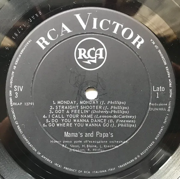 Mamas & Papas Mamas & Papas LP mono italiano VG+