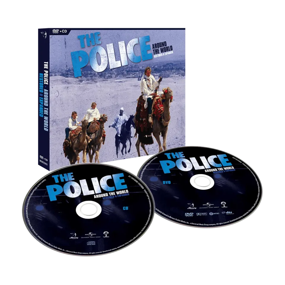 The Police Around The World DVD + CD restaurato