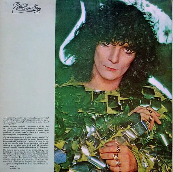 Renato Zero Zerolandia LP album pop rock VG+