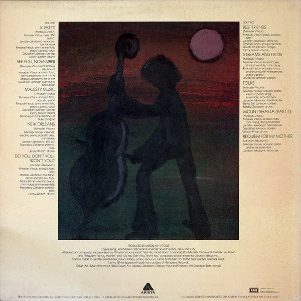 Miroslav Vitous Majesty Music LP vinile usato 1977