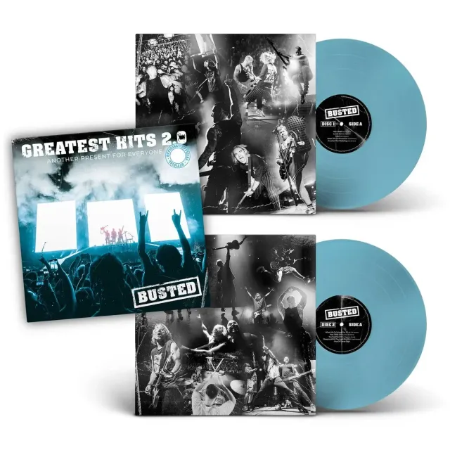 Busted Greatest Hits 2.0 vinile blu opaco pop-punk