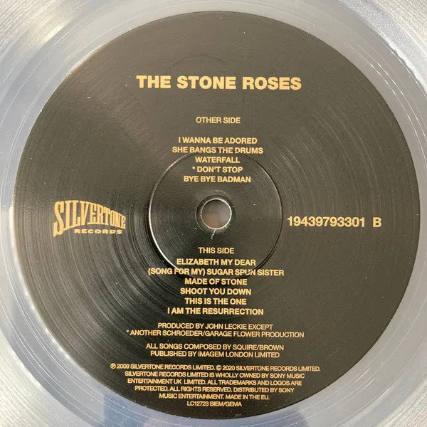 Stone Roses The Stone Roses LP trasparente 180g Mint