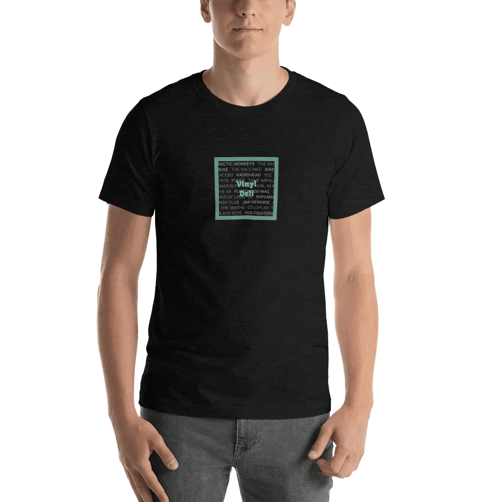 Vinyl Deli Rock Tee maglietta heather black cotone
