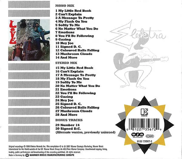 Love Love CD mono remaster slipcase rock psichedelico