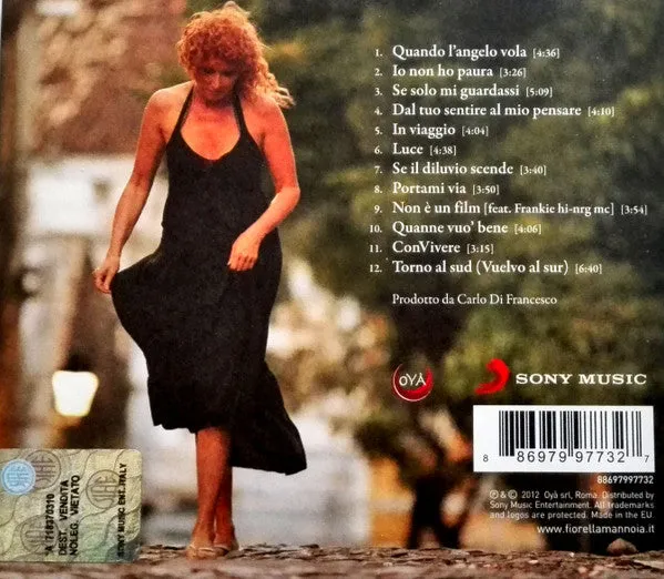 Fiorella Mannoia Sud CD digipak Mint 2012