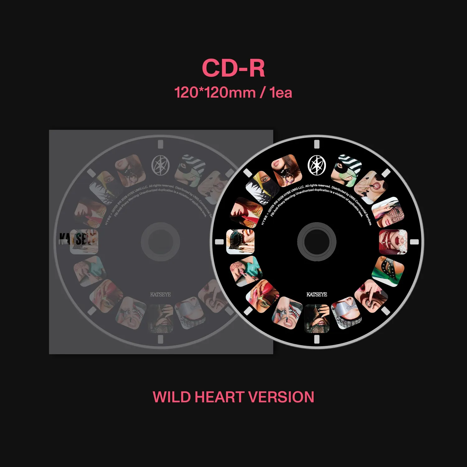 KATSEYE WILD Wild Heart ver. CD con photobook