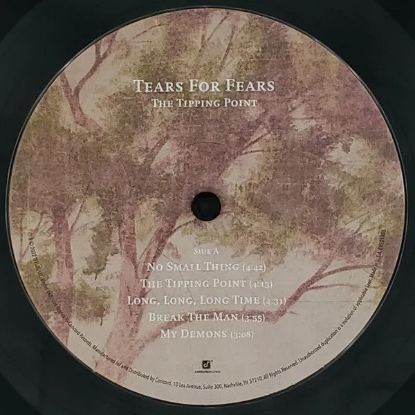 Tears For Fears The Tipping Point LP Mint pop rock