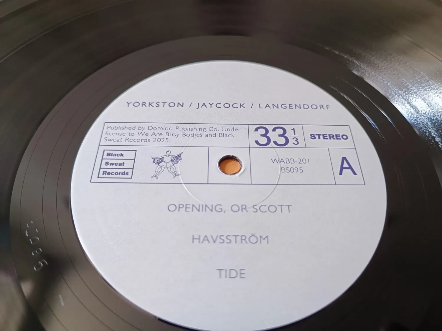 Black Sweat Yorkston Jaycock Langendorf vinile LP folk acustico