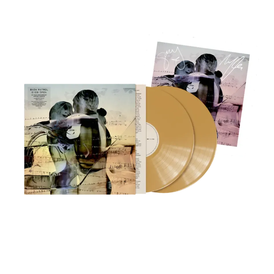 Snow Patrol Eyes Open 20 Year Anniversary doppio vinile oro 2LP