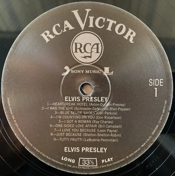 Elvis Presley Elvis Presley LP mono 180g rockabilly