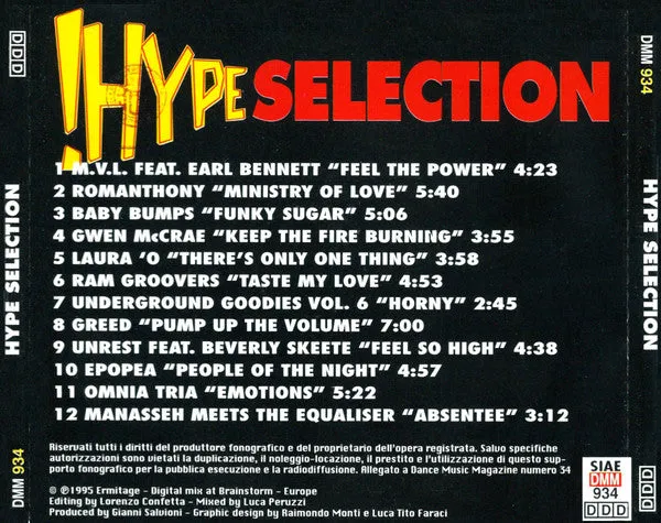 Various Hype Selection CD compilation usata NM deep house