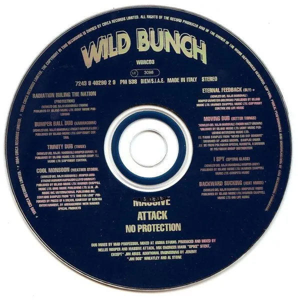 Massive Attack No Protection CD usato VG+ trip hop dub