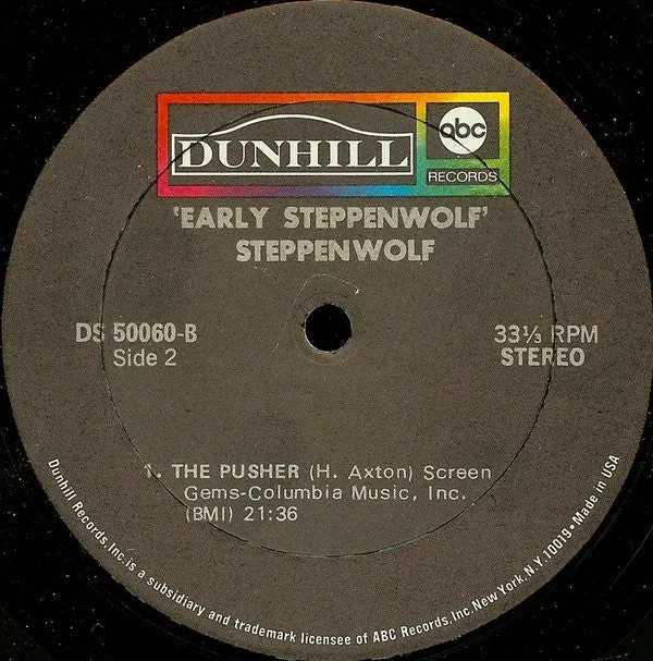 Steppenwolf Early Steppenwolf LP vinile USA 1969 VG live