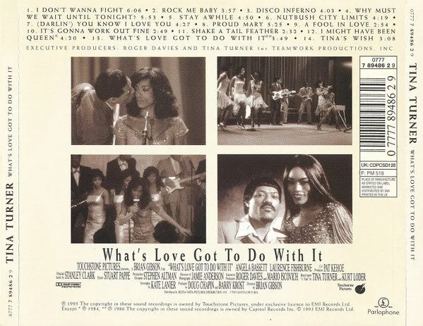 Tina What's Love Got To Do With It CD album EMI 1993