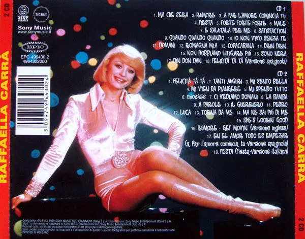 Raffaella Carrà Tutto Carrà 2xCD compilation NM