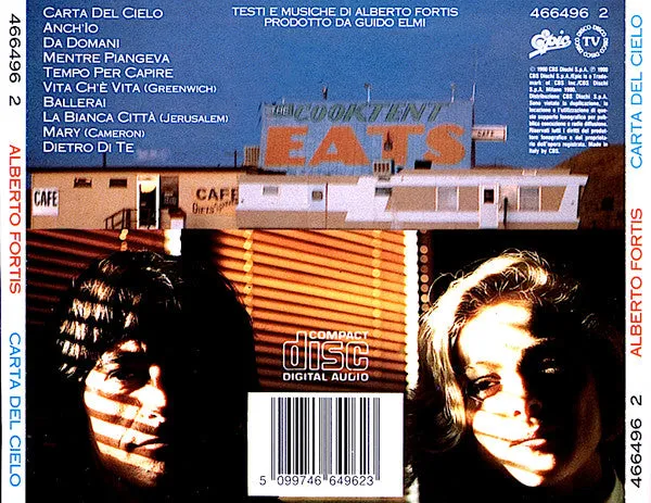 Alberto Fortis Carta Del Cielo CD album pop rock