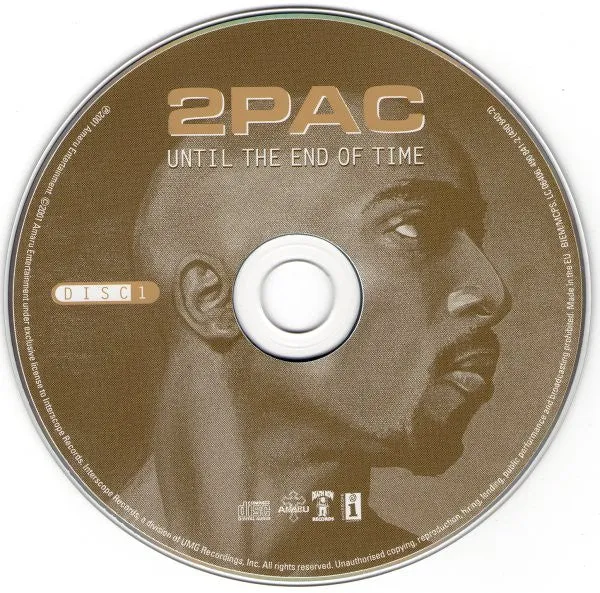 2Pac Until The End Of Time doppio CD gangsta VG+