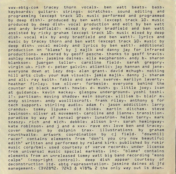 Everything But The Girl Temperamental CD album house