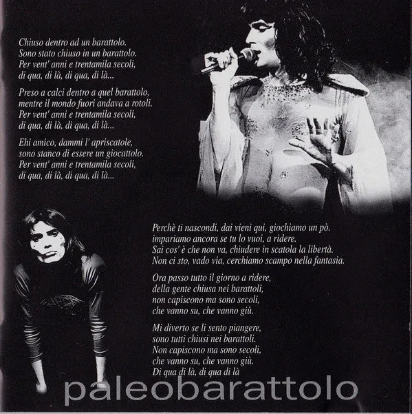 Renato Zero Sulle Tracce Dell'Imperfetto CD album usato VG+