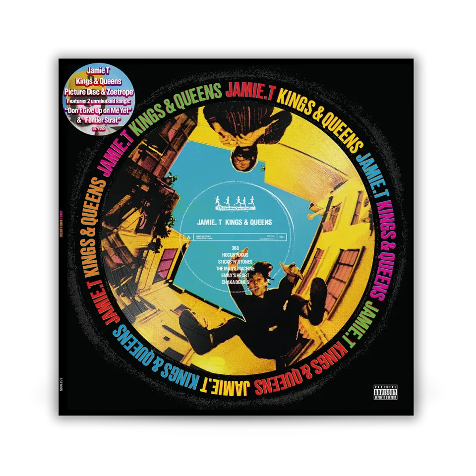 Jamie T Kings & Queens vinile LP zoetrope inediti