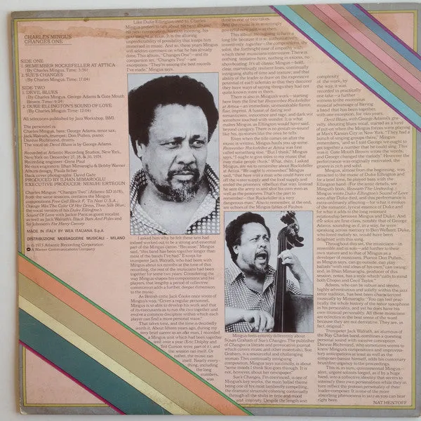 Charles Mingus Changes One LP album italiano usato