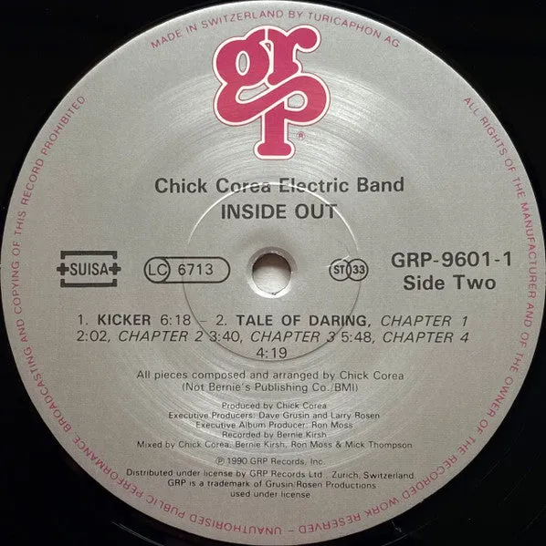 Chick Corea Elektric Band Inside Out vinile LP fusion NM