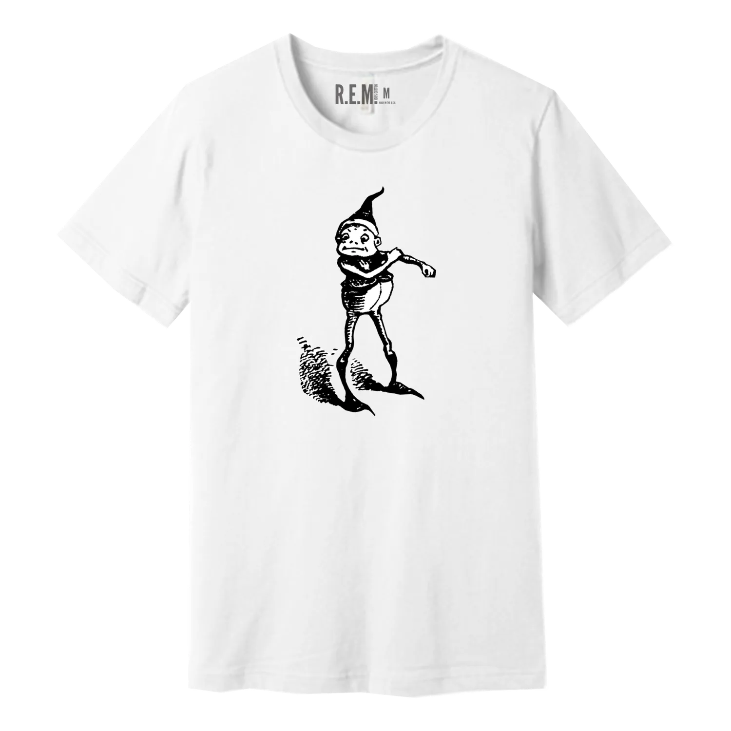 R.E.M. Elf Throwback maglietta bianca cotone