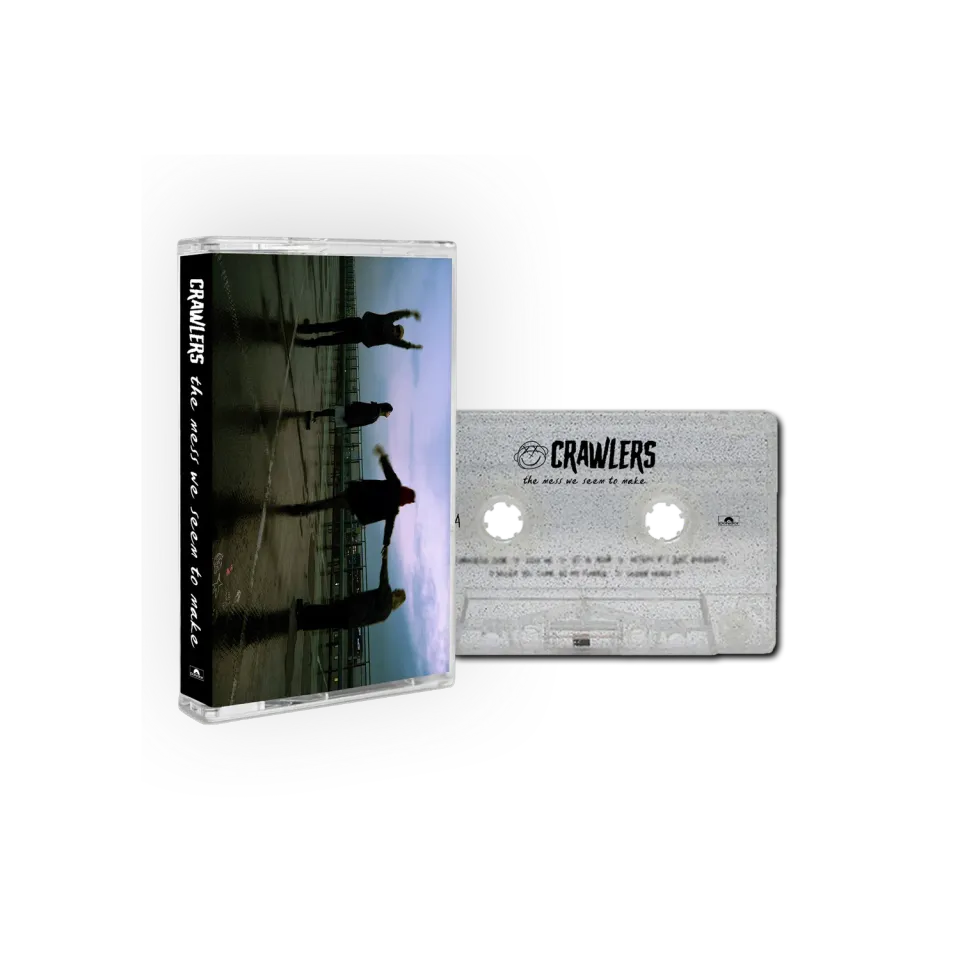 Polydor Crawlers The Mess cassetta glitter argento 12 brani