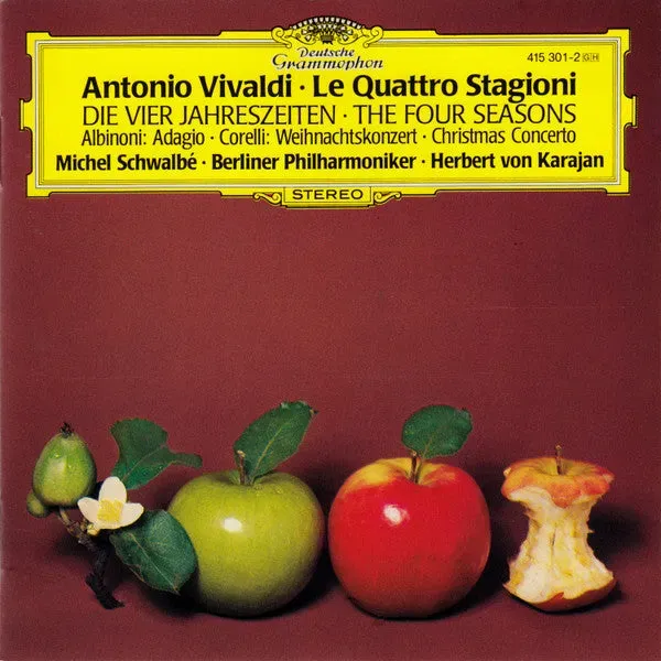 Vivaldi Le Quattro Stagioni CD Karajan 1985 barocco NM
