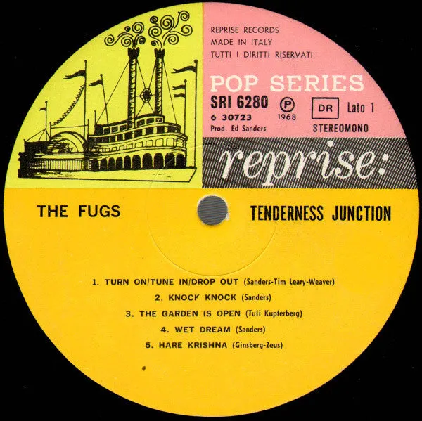 The Fugs Tenderness Junction LP VG rock psichedelico