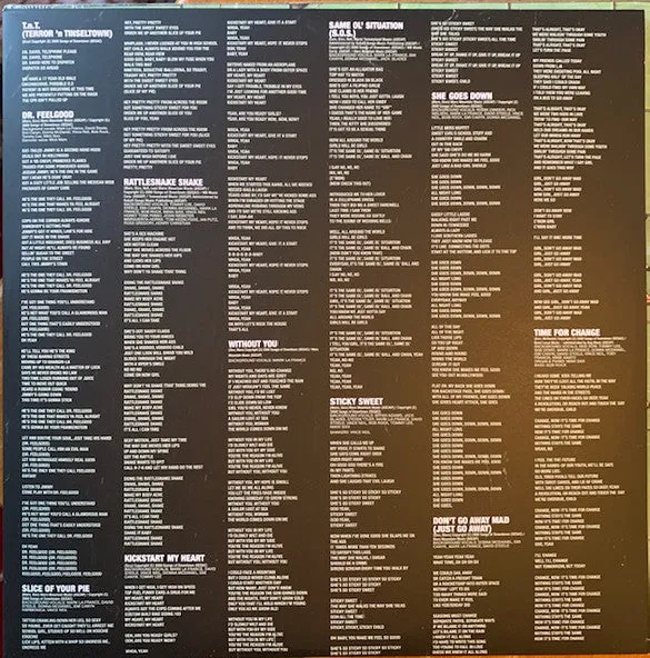Mötley Crüe Dr. Feelgood LP vinile ristampa anniversary