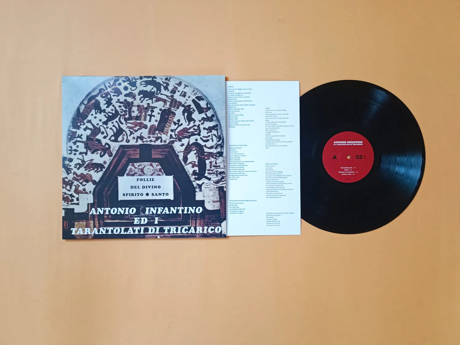 Black Sweat Records Antonio Infantino Follie Del Divino Spirito Santo CD ristampa