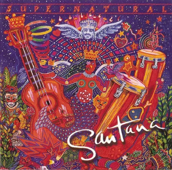 Santana Supernatural CD album usato latin rock VG+