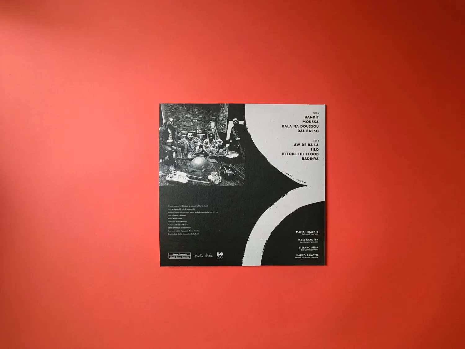 Black Sweat Records Lolo Lolo vinile africano kora