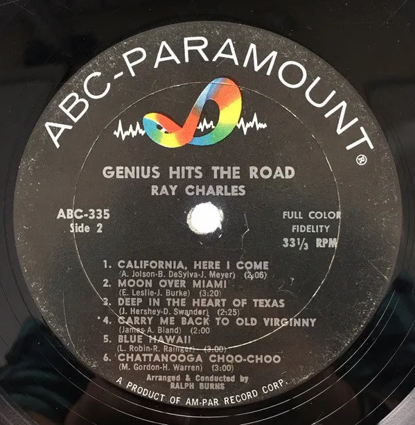 Ray Charles The Genius Hits The Road LP mono rhythm blues VG+