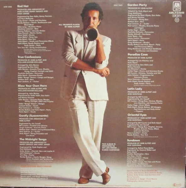 Herb Alpert Blow Your Own Horn LP olandese NM latin jazz