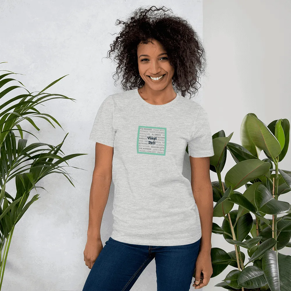 Vinyl Deli Soul Tee maglietta cotone grigio melange