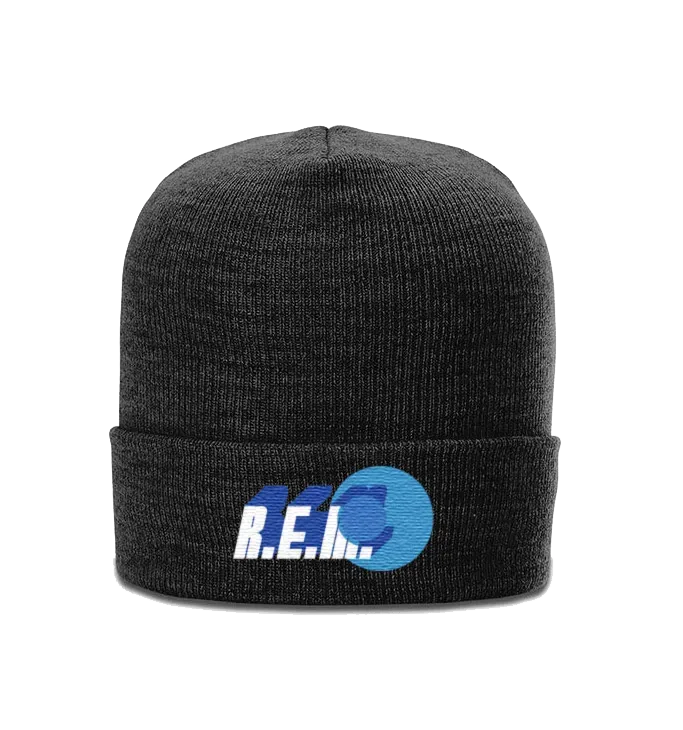 R.E.M. Reveal Beanie berretto nero Heather