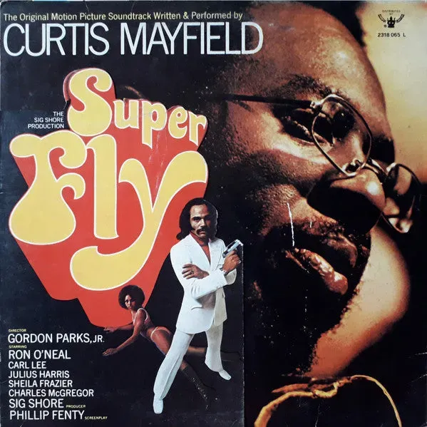 Curtis Mayfield Super Fly vinile LP pressaggio Italia 1972