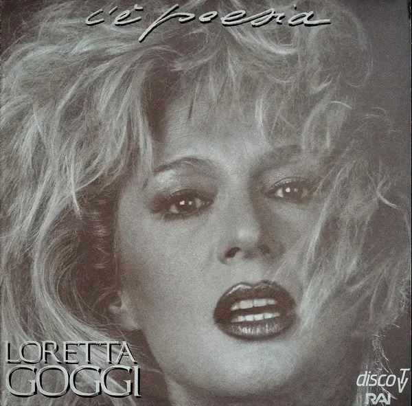 Loretta Goggi C'È Poesia LP 1986 italiano VG+