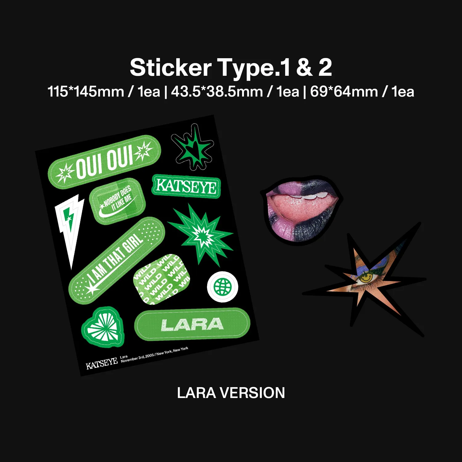 KATSEYE WILD Lara ver. CD con photocard