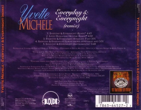 Yvette Michele Everyday Everynight CD maxi remix