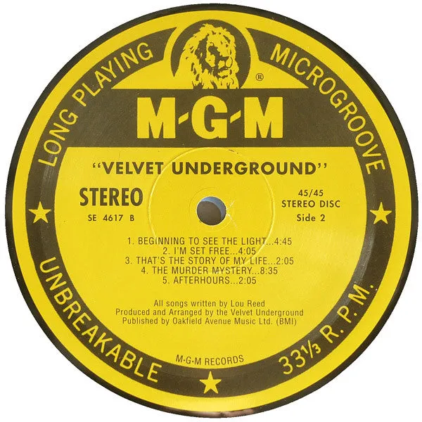 The Velvet Underground omonimo LP usato VG+ art rock