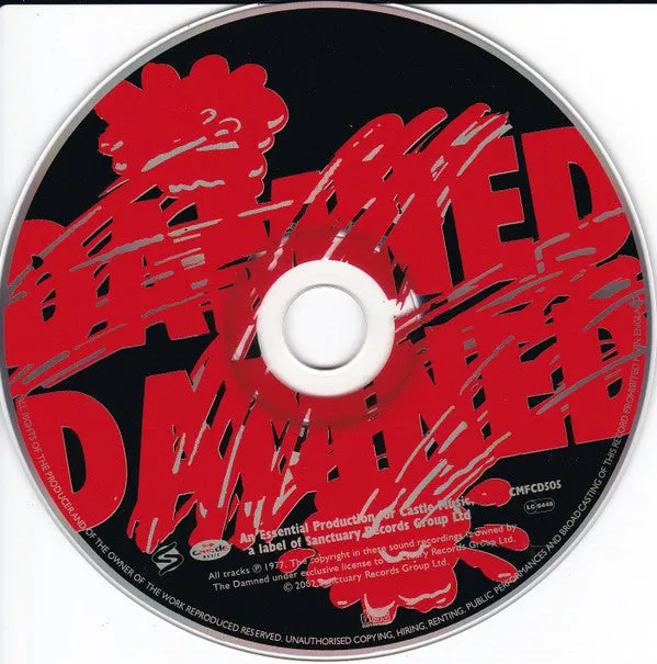 The Damned Damned Damned Damned CD album reissue