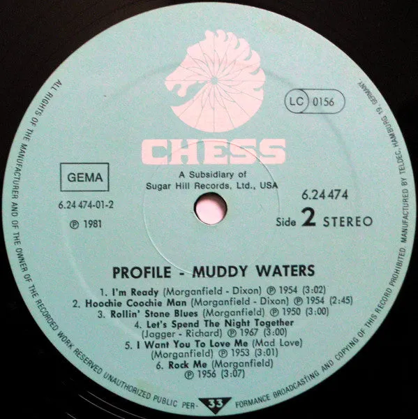 Muddy Waters Profile vinile LP compilation blues